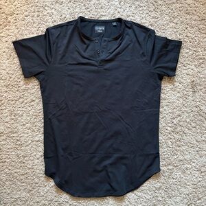 Cuts Clothing Black Casual Button Down Shirt